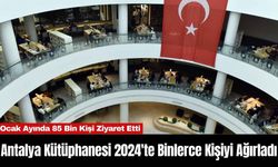 Antalya Kütüphanesi 2024'te Binlerce Kişiyi Ağırladı