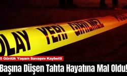 Başına Düşen Tahta Hayatına Mal Oldu!