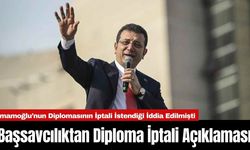 Başsavcılıktan Diploma İptali Açıklaması