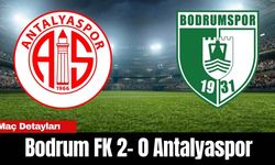 Bodrum FK Antalyaspor Maçı Anlık Anlatım