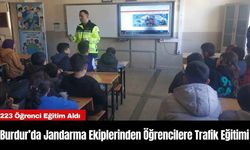 Burdur’da Jandarma Ekiplerinden Öğrencilere Trafik Eğitimi