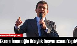 Ekrem İmamoğlu Adaylık Başvurusunu Yaptı! Resmen İmzayı Attı