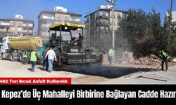 Kepez’de Üç Mahalleyi Birbirine Bağlayan Cadde Hazır