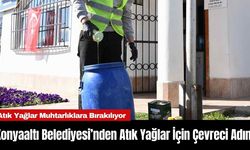 Konyaaltı Belediyesi’nden Atık Yağlar İçin Çevreci Adım