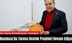 Kumluca’da Tarıma Destek Projeleri Devam Ediyor