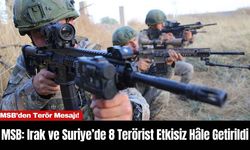 MSB: Irak ve Suriye’de 8 Ter*rist Etkisiz Hâle Getirildi