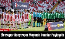 Sivasspor Konyaspor Maçında Puanlar Paylaşıldı