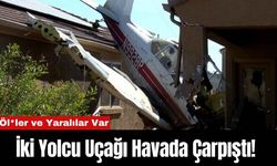 İki Yolcu Uçağı Havada Çarpıştı! Öl*ler ve Yaralılar Var