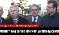 Mansur Yavaş: "Partide fitne fesat yaratamayacaklar"