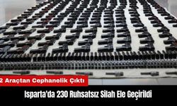 Isparta'da 230 Ruhsatsız Silah Ele Geçirildi