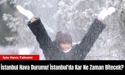 İstanbul Hava Durumu! İstanbul'da Kar Ne Zaman Bitecek?