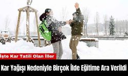 Kar Yağışı Nedeniyle Birçok İlde Eğitime Ara Verildi