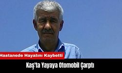 Kaş'ta Yayaya Otomobil Çarptı