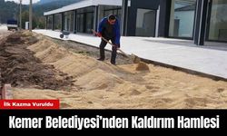 Kemer Belediyesi’nden Kaldırım Hamlesi