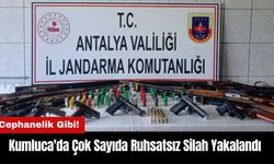 Kumluca'da Çok Sayıda Ruhsatsız Silah Yakalandı