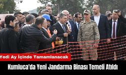 Kumluca'da Yeni Jandarma Binası Temeli Atıldı