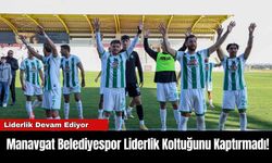 Manavgat Belediyespor Liderlik Koltuğunu Kaptırmadı!