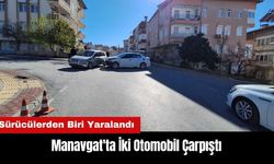 Manavgat'ta İki Otomobilin Çarpıştığı Kazada 1 Yaralı