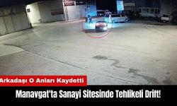 Manavgat'ta Sanayi Sitesinde Tehlikeli Drift!