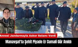 Manavgat'ta Şehit Piyade Er Cumali Gür Anıldı