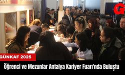 Öğrenci ve Mezunlar Antalya Kariyer Fuarı'nda Buluştu