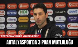 ANTALYASPOR’DA 3 PUAN MUTLULUĞU