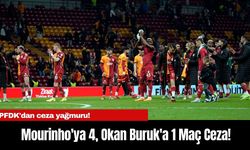 PFDK'dan ceza yağmuru! Mourinho'ya 4, Okan Buruk'a 1 Maç Ceza!