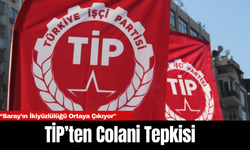 TİP’ten Colani Tepkisi: “Saray’ın İkiyüzlülüğü Ortaya Çıkıyor"