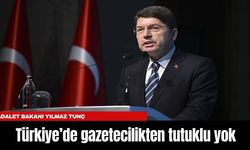 Bakan Tunç:  "Türkiye’de gazetecilikten tutuklu yok"