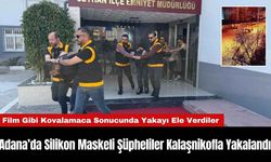 Adana’da Silikon Maskeli Şüpheliler Kalaşnikofla Yakalandı