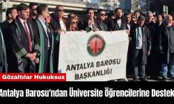 Antalya Barosu'ndan Üniversite Öğrencilerine Destek