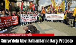 Antalya Halkevleri’nden Suriye’deki Alevi Katliamlarına Karşı Protesto