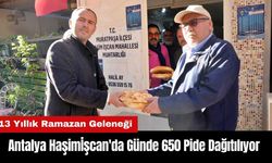 Antalya Haşimİşcan'da Günde 650 Pide Dağıtılıyor