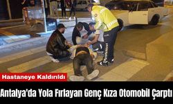 Antalya’da Yaya Geçidinde Otomobilin Çarptığı Kişi Yaralandı