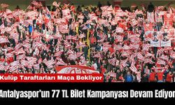 Antalyaspor’un 77 TL Bilet Kampanyası Devam Ediyor