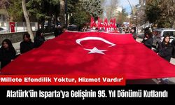 Atatürk'ün Isparta'ya Gelişinin 95. Yıl Dönümü Kutlandı