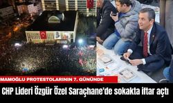 CHP Lideri Özgür Özel Saraçhane'de sokakta iftar açtı