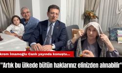 Ekrem İmamoğlu Canlı yayında konuştu... "Artık bu ülkede bütün haklarınız elinizden alınabilir"