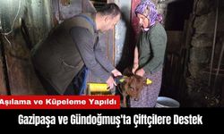 Gazipaşa ve Gündoğmuş'ta Çiftçilere Destek