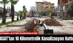 ASAT'tan 10 Kilometrelik Kanalizasyon Hattı