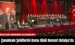 Çanakkale Şehitlerini Anma Günü Konseri Antalya’da