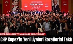 CHP Kepez’in Üyeleri Rozetlerini Taktı