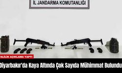 Diyarbakır'da Kaya Altında Çok Sayıda Mühimmat Bulundu