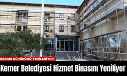 Kemer Belediyesi Hizmet Binasını Yeniliyor