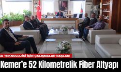 Kemer’e 52 Kilometrelik Fiber Altyapı