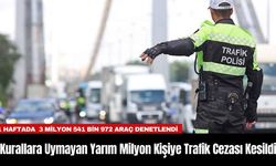 1 Haftada Kurallara Uymayan Yarım Milyon Kişiye Trafik Cezası Kesildi