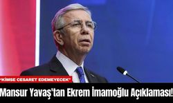 Mansur Yavaş'tan Ekrem İmamoğlu Açıklaması!