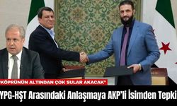 YPG-HŞT Arasındaki Anlaşmaya AKP’li İsimden Tepki