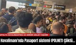 Havalimanı'nda Pasaport sistemi (POLNET) Çöktü...Antalya Havalimanında gergin anlar