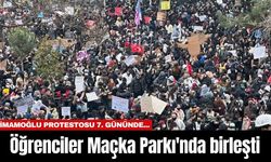 İmamoğlu Protestosu 7. Gününde... Öğrenciler Maçka Parkı'nda birleşti